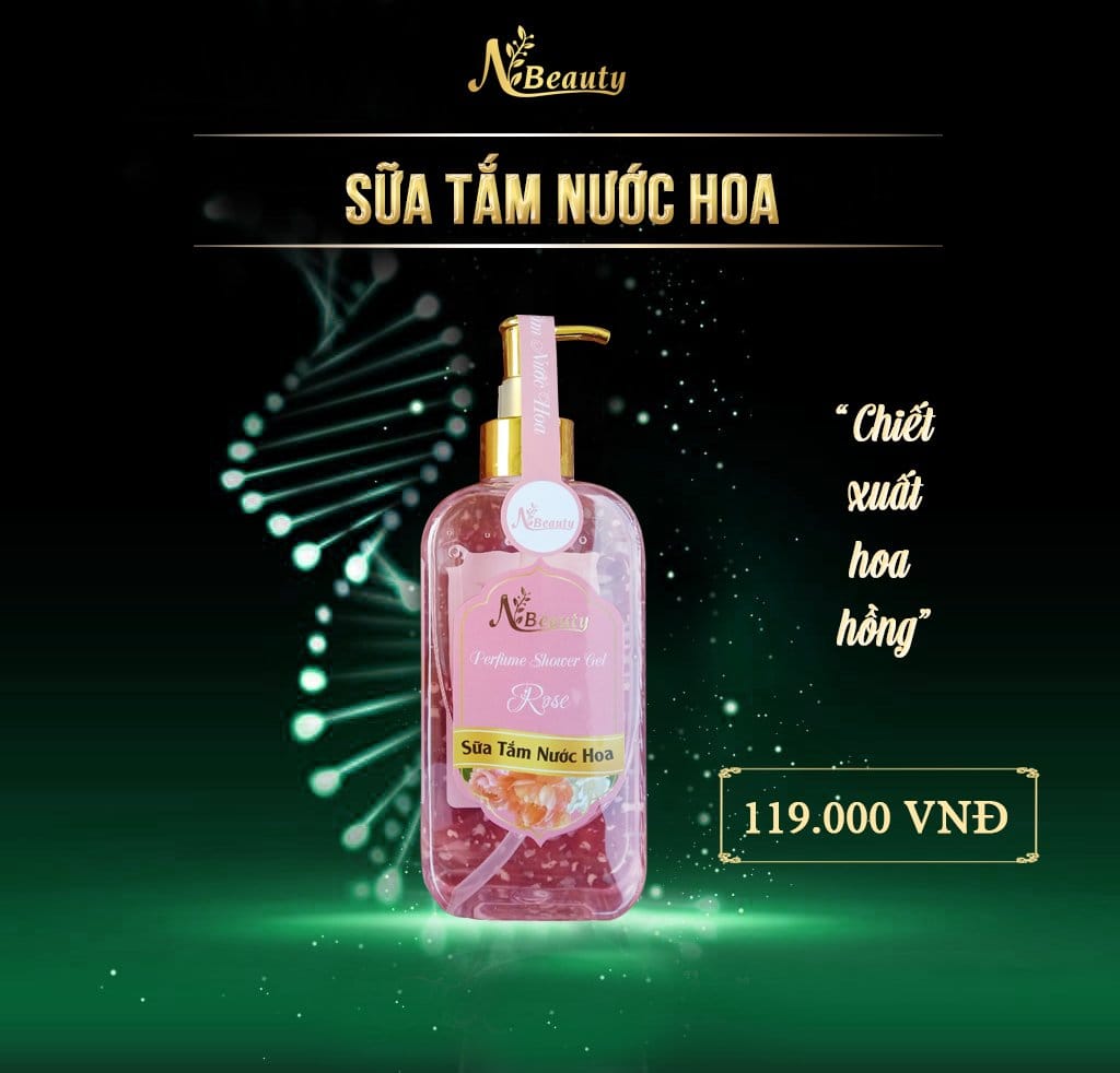 SỮA TẮM NƯỚC HOA - HOA HỒNG