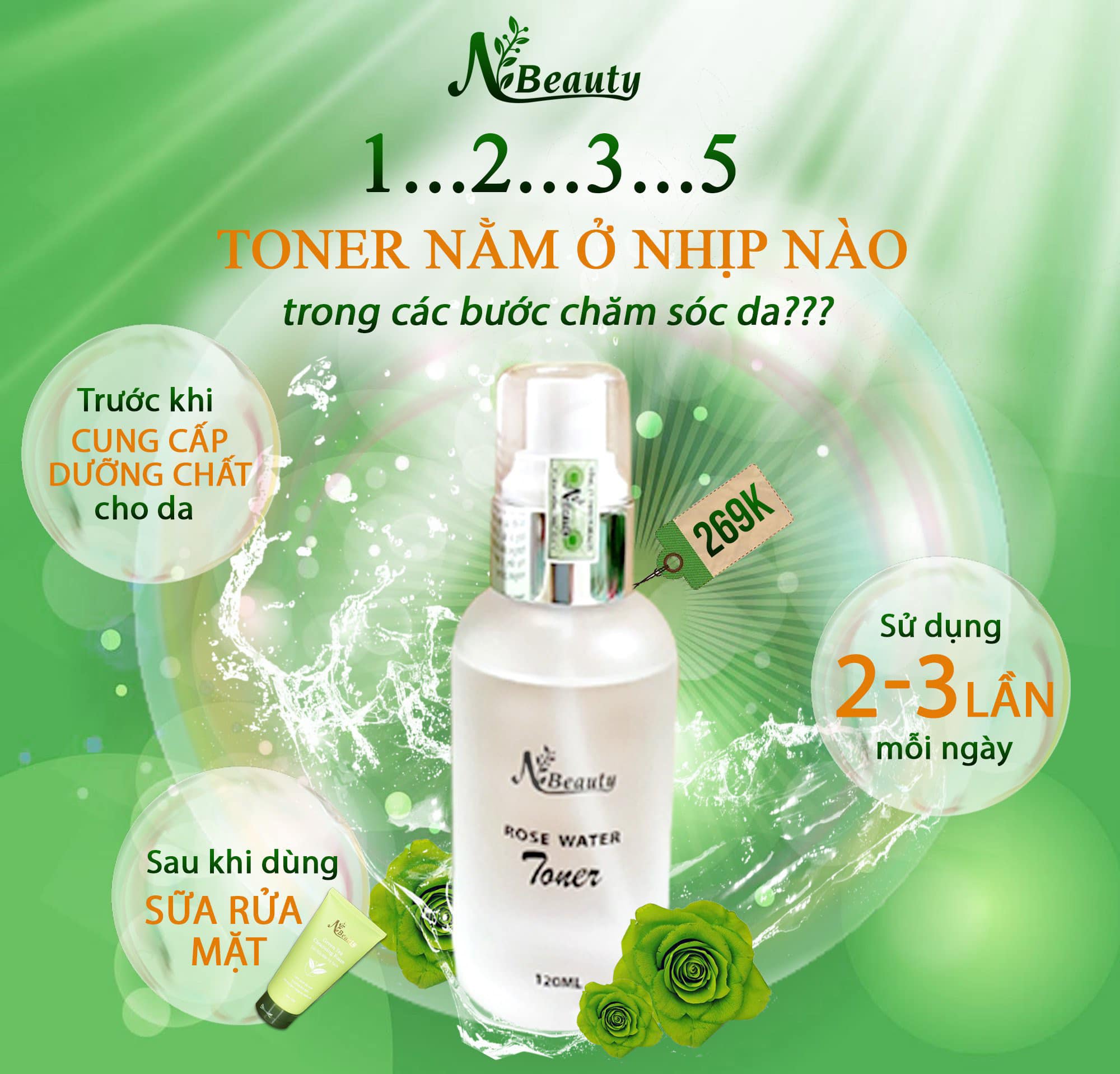 TONER HOA HỒNG
