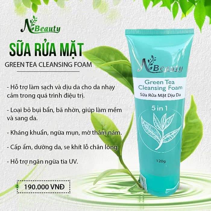 SỮA RỬA MẶT (Green tea cleansing foam).